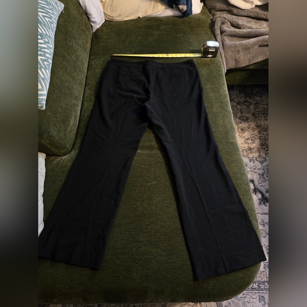 Kenneth Cole Reaction Black Straight Leg Trousers Size 12